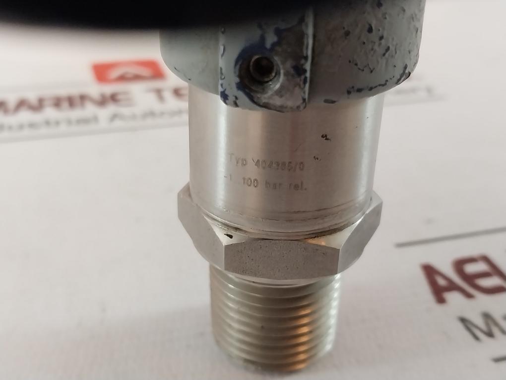 Jumo 404385/0 Pressure Transmitter With Display 43008258 0-100 Bar 4–20Ma