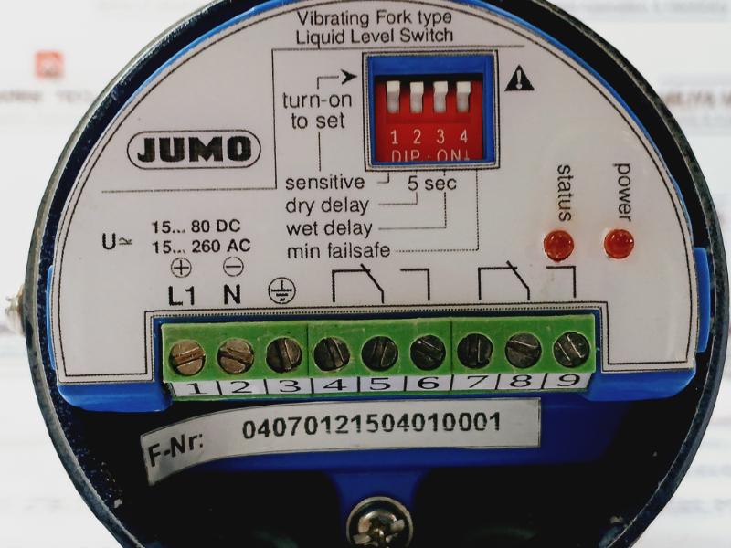 Jumo 407012 Vibrating Fork Level Switch Ip68