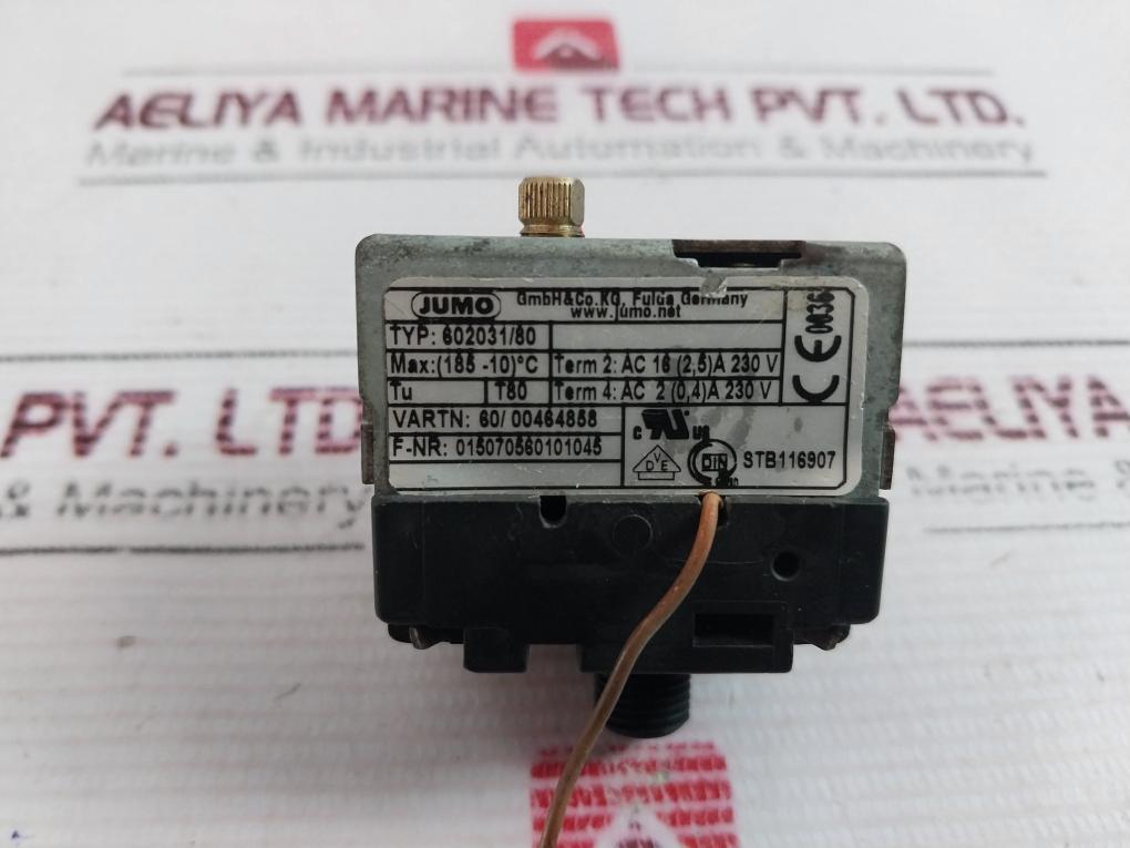 Jumo Jumo 602031/80 Temperature Limiter Thermostat – Aeliya Marine Tech