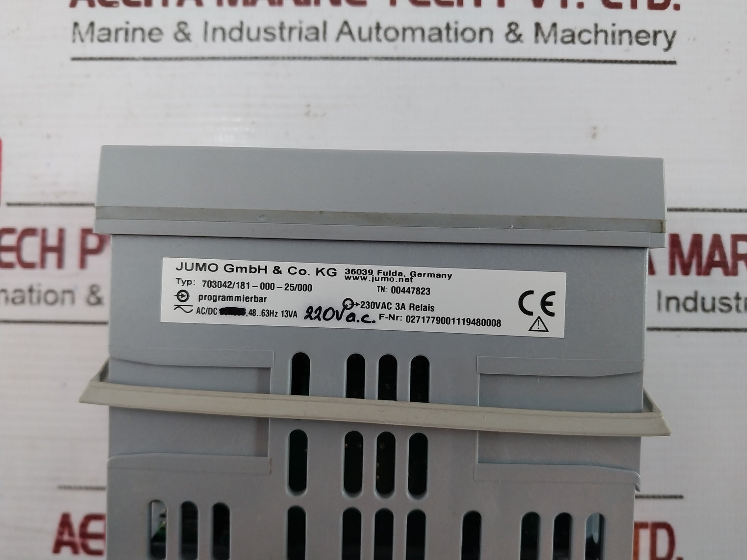 Jumo 703042/181-000-25/000 Panel Mount Controller 48-63Hz 13Va