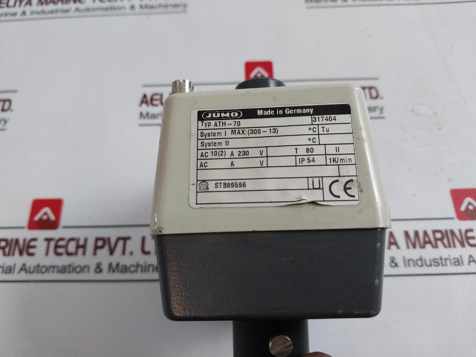 Jumo Ath-70 Surface-mounted Single Thermostat Ac 10(2)A 230V 1K/Min
