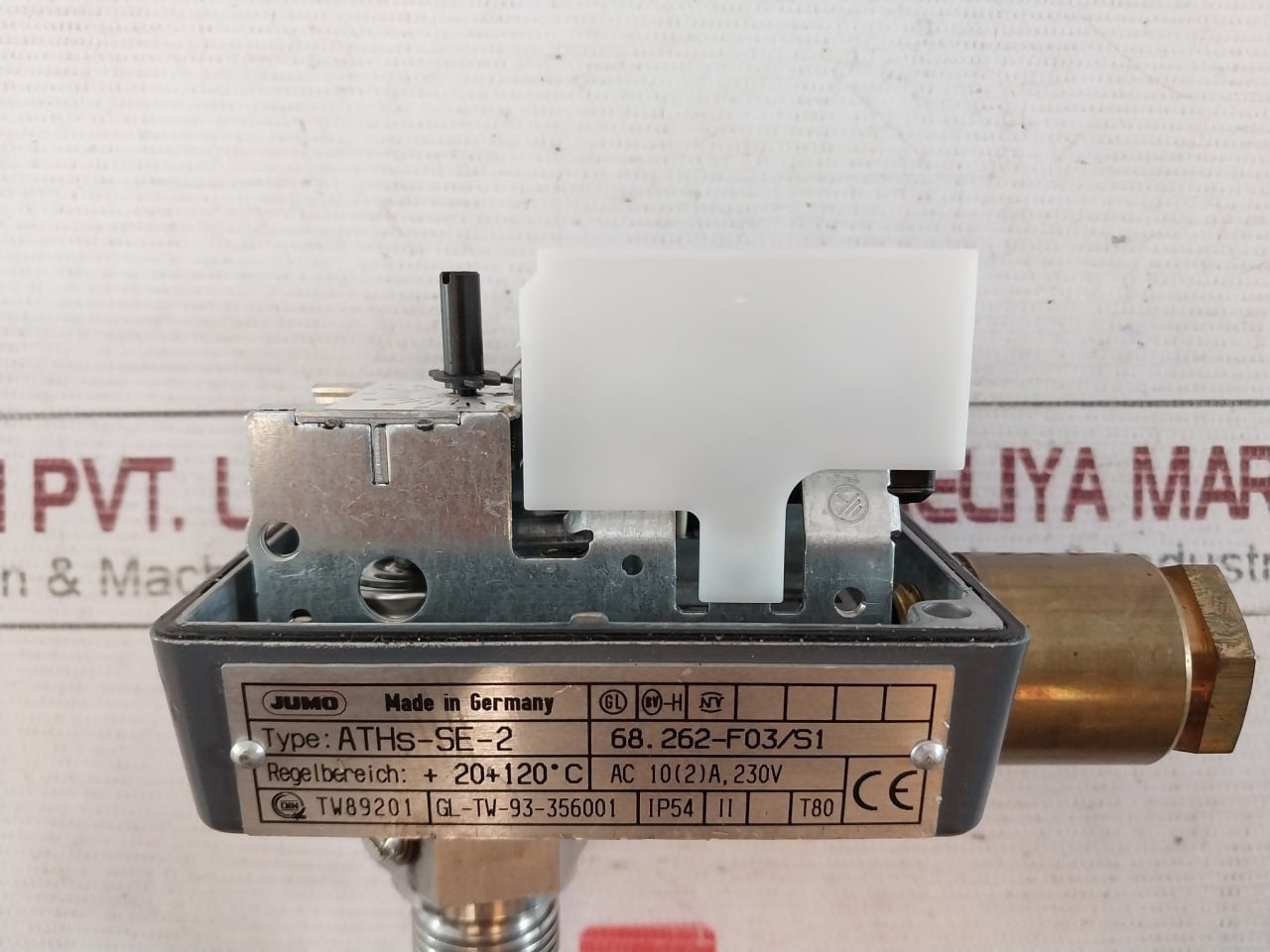 Jumo Aths-se-2 Surface-mounted Single Thermostat Ac 10(2)A 230V Tw89201 100-mm