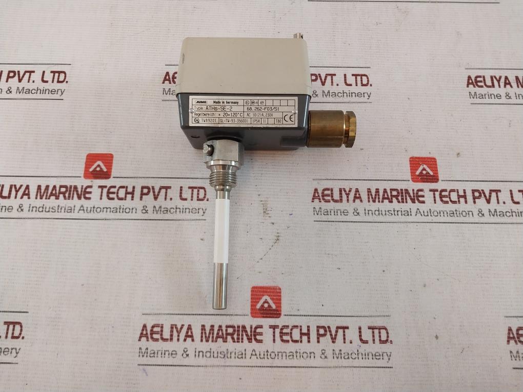 Jumo Aths-se-2 Surface-mounted Single Thermostat Ac 10(2)A 230V Tw89201 100-mm