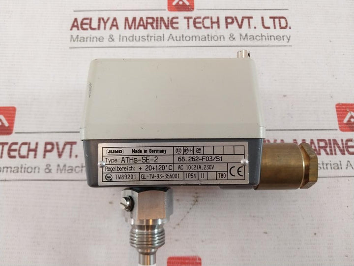 Jumo Aths-se-2 Surface-mounted Single Thermostat Ac 10(2)A 230V Tw89201 100-mm