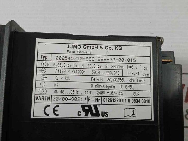 Jumo Dtrans Rw 01 Microprocessor Transmitter Controller