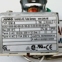 Jumo Em-5 Thermostat 50-200°C 60/60000414