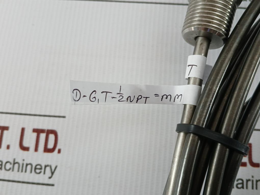 Jumo Length 8 Meter D-6, T-1/2Npt Temperature Sensor Cable 2Xpt100 3L