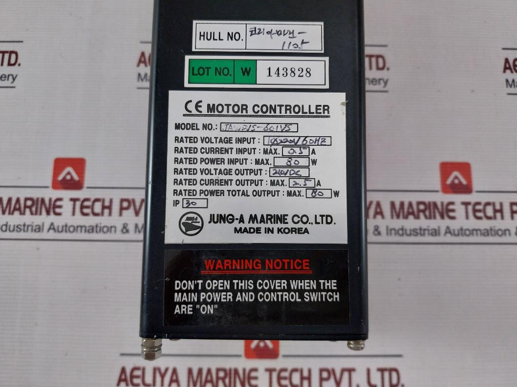 Jung-a Marine Jawpvs-601Vs Wiper Motor Controller Ip30