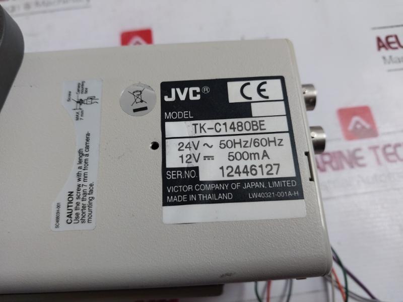 Jvc Tk-c1480Be Digital Color Cctv Video Camera W/ Lw40321-001A-h