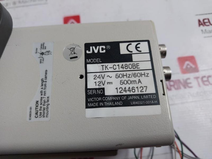 Jvc Tk-c1480Be Digital Color Cctv Video Camera W/ Lw40321-001A-h