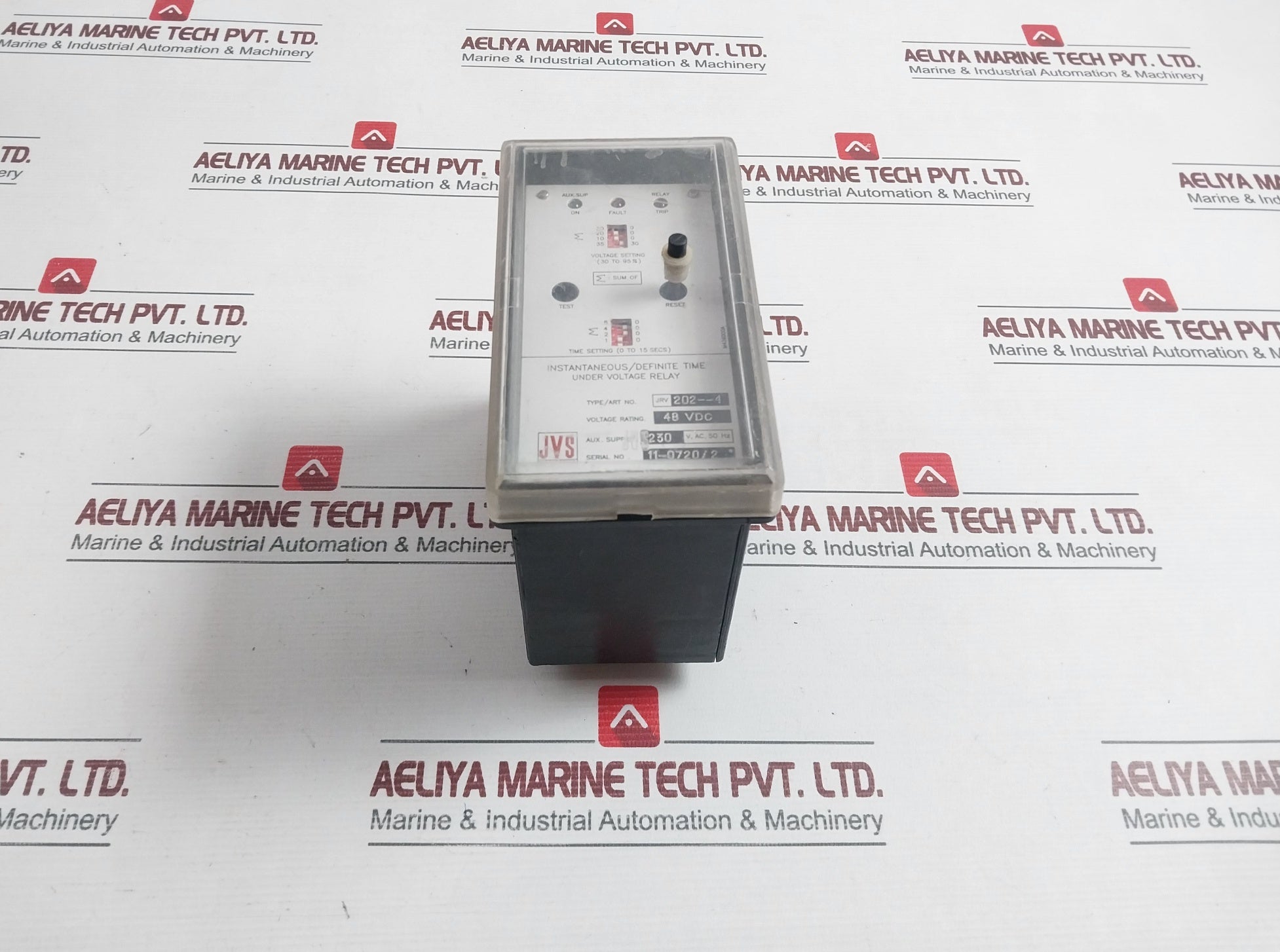 Jvs Jrv 202--4 Under Voltage Relay 0-15Secs 48Vdc