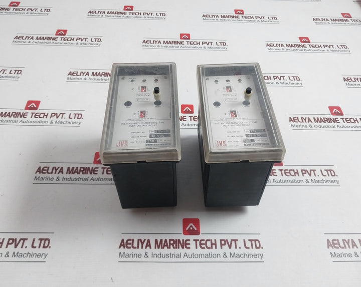 Jvs Jrv 212--4 Over Voltage Relay 48Vdc 0-15 Secs