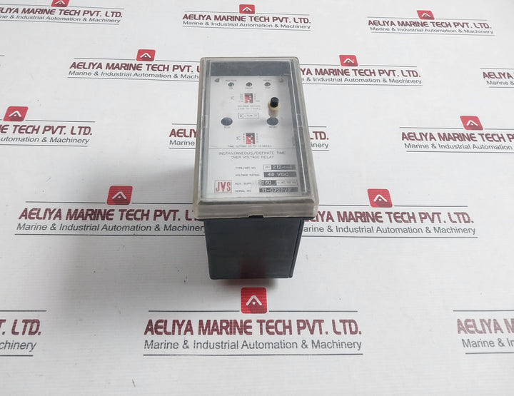 Jvs Jrv 212--4 Over Voltage Relay 48Vdc 0-15 Secs