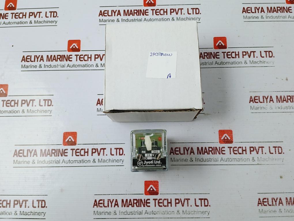 Jyoti Re302 Voltage Operated Auxiliary Relay 24v