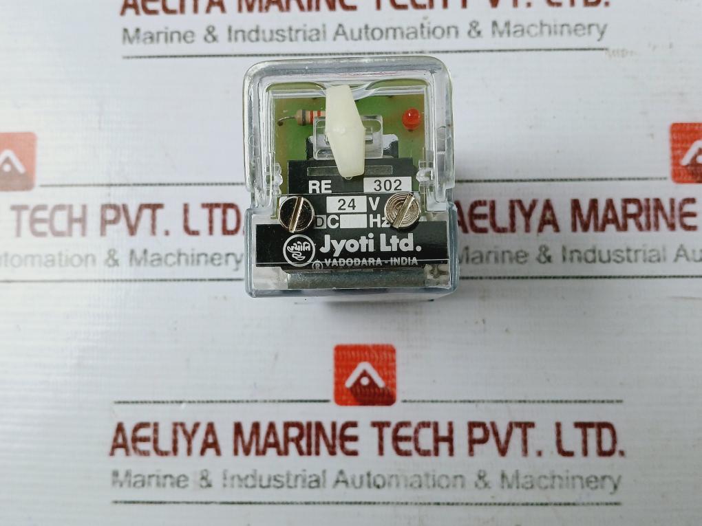 Jyoti Re302 Voltage Operated Auxiliary Relay 24v