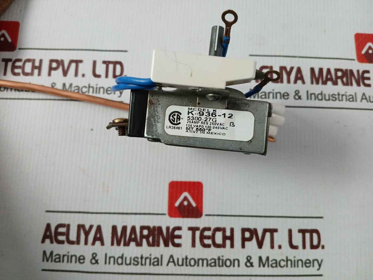 K-936-12 5300-27G Thermostat 125 Vapd 120-240Vac