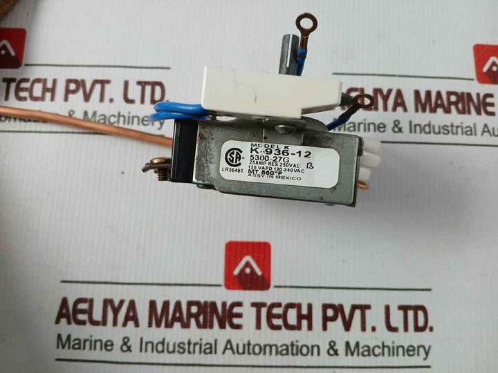 K-936-12 5300-27G Thermostat 125 Vapd 120-240Vac