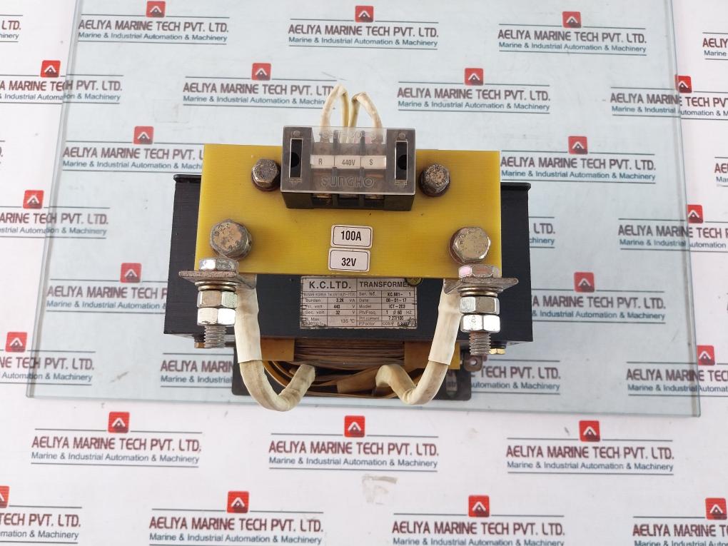 K.C. ICT-203 Main Transformer 3.2K VA 440V 7.27/100 A