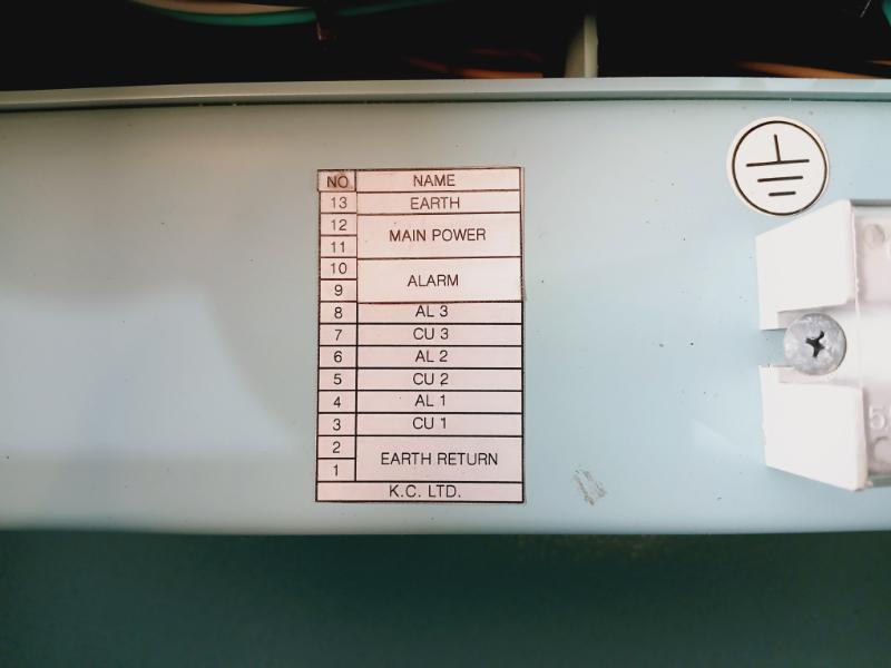 K.C. Kcaf 2060Nm Control Panel For Anti-fouling System (Mgps) Ac220V 60Hz 1Ph