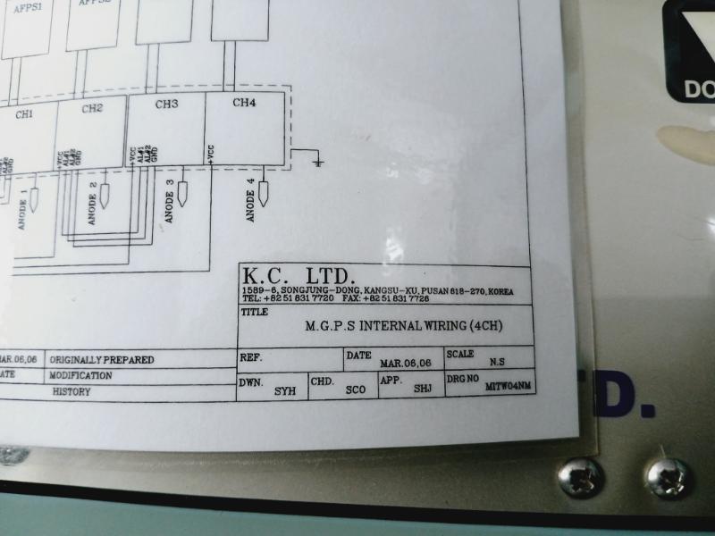 K.C. Kcaf 3040Nm Control Panel For Anti-fouling System Mitw04Nm