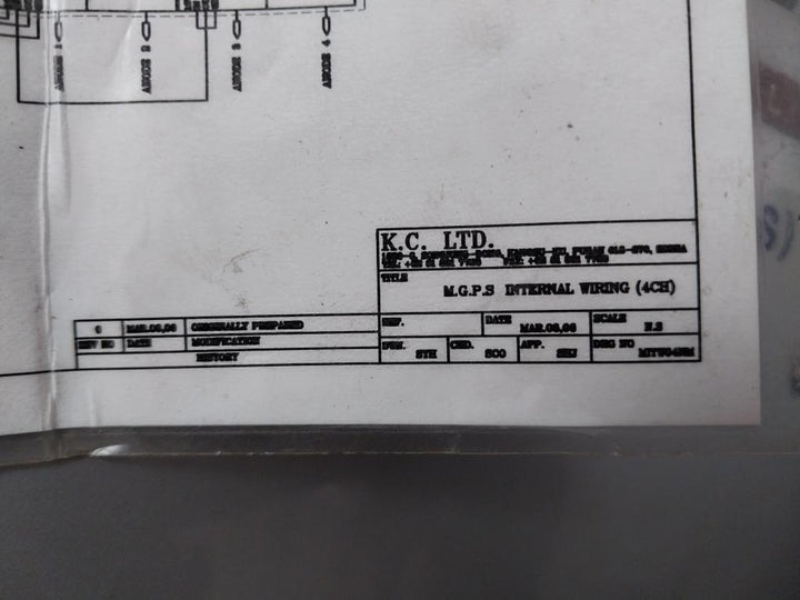 K.C. KCAF 3040RE Control Panel For Anti-fouling System (MGPS)