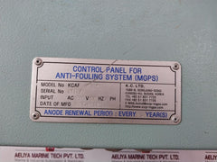 K.C. KCAF 3040RE Control Panel For Anti-fouling System (MGPS)