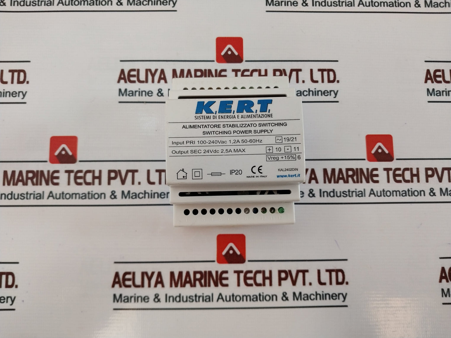K.E.R.T. Kal2402Din Switching Power Supply Pri 100-240 Vac 1,2A 50-60Hz