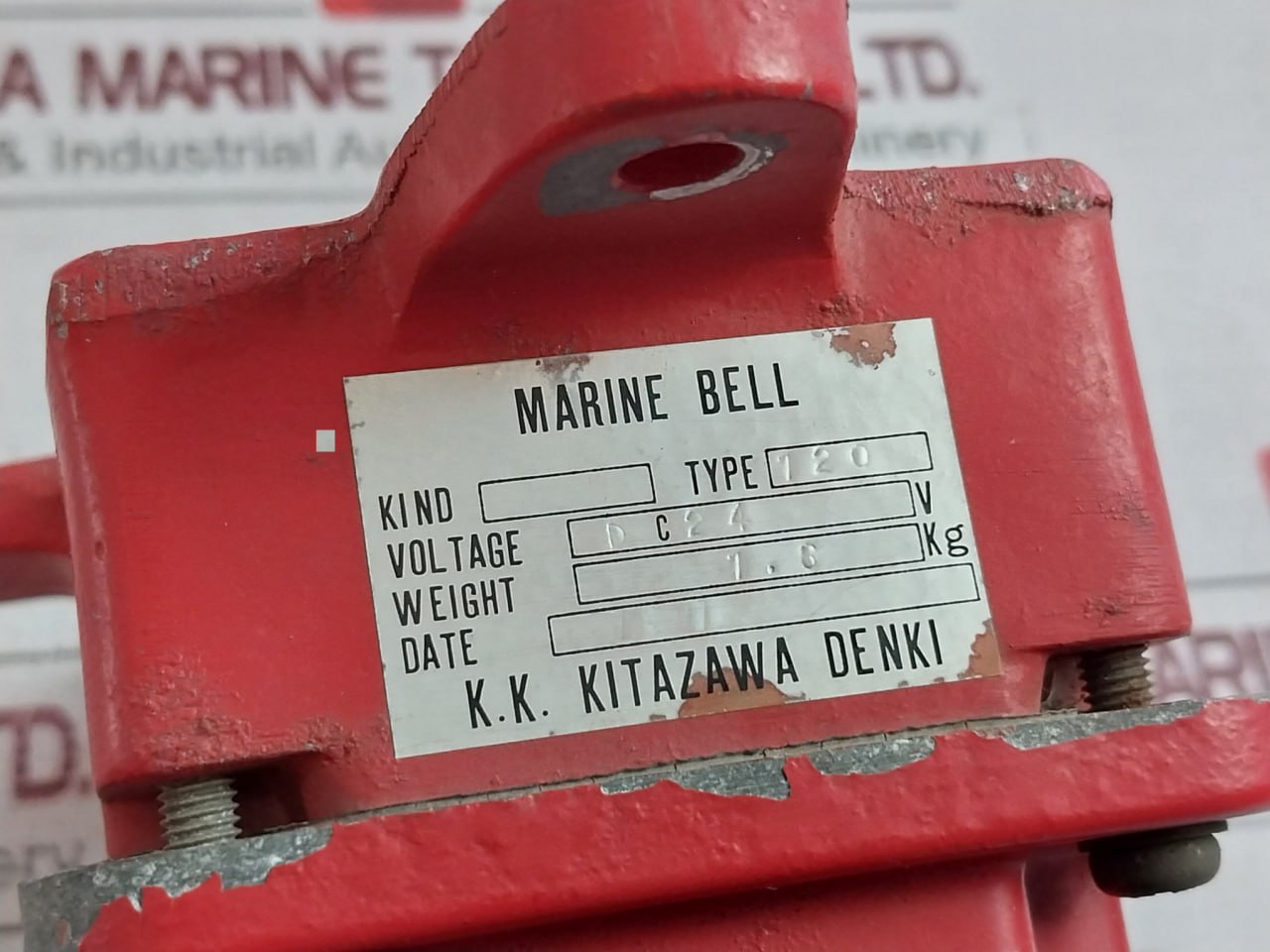 K.K.Kitazawa Denki 120 Marine Bell Dc 24V
