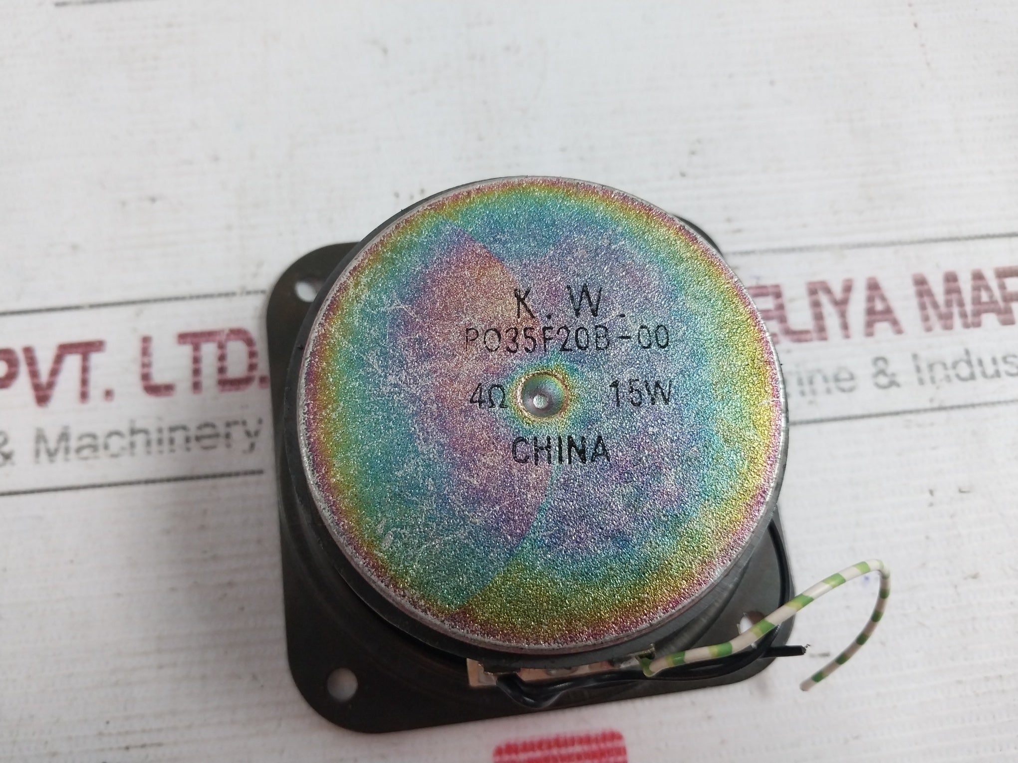 K.W. Po35F20B-00 Speaker 4Ω 15W