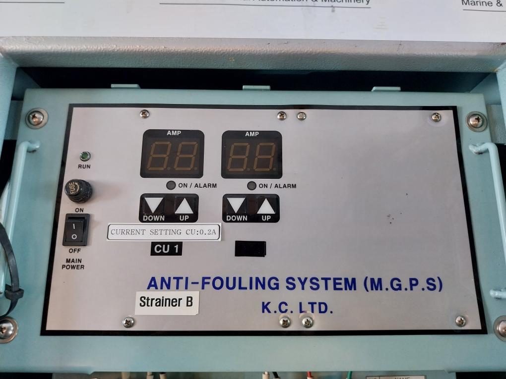 K.c. Kcaf 2010nm Control Panel For Anti-fouling System Ac230v 60hz 1ph