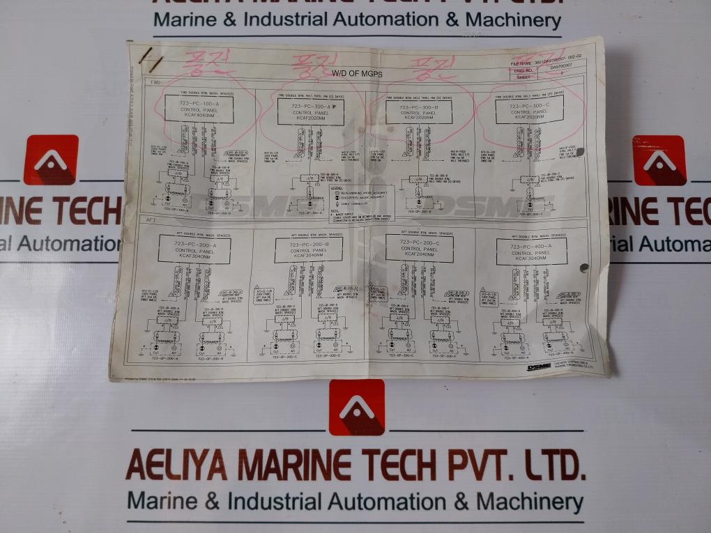 K.c. Kcaf 2010nm Control Panel For Anti-fouling System Ac230v 60hz 1ph