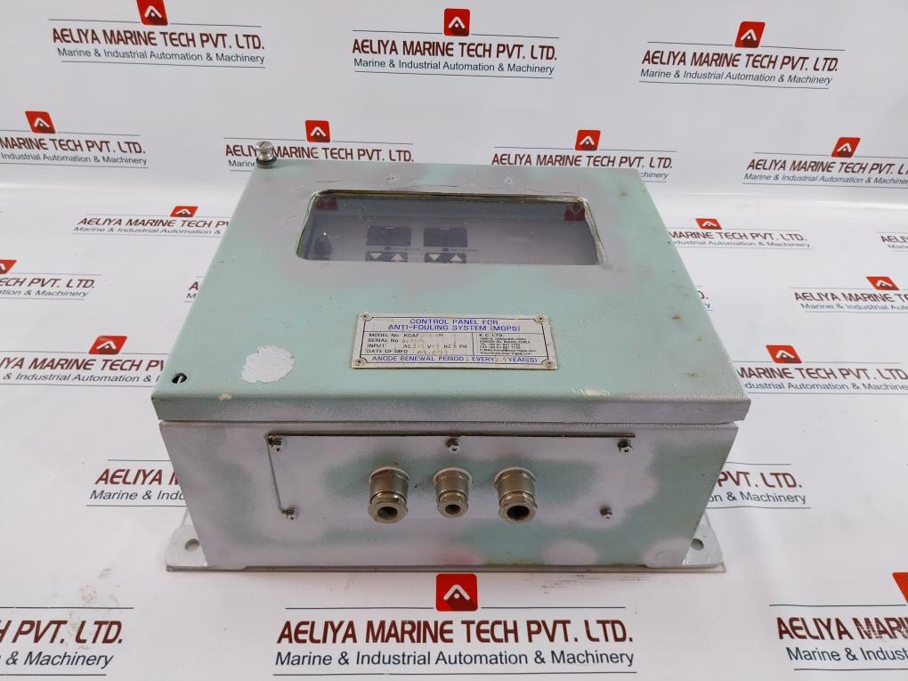 K.c. Kcaf 2010nm Control Panel For Anti-fouling System Ac230v 60hz 1ph