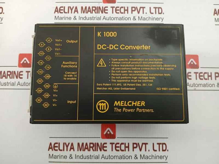 K 1000 Dc-dc Converter Melcher