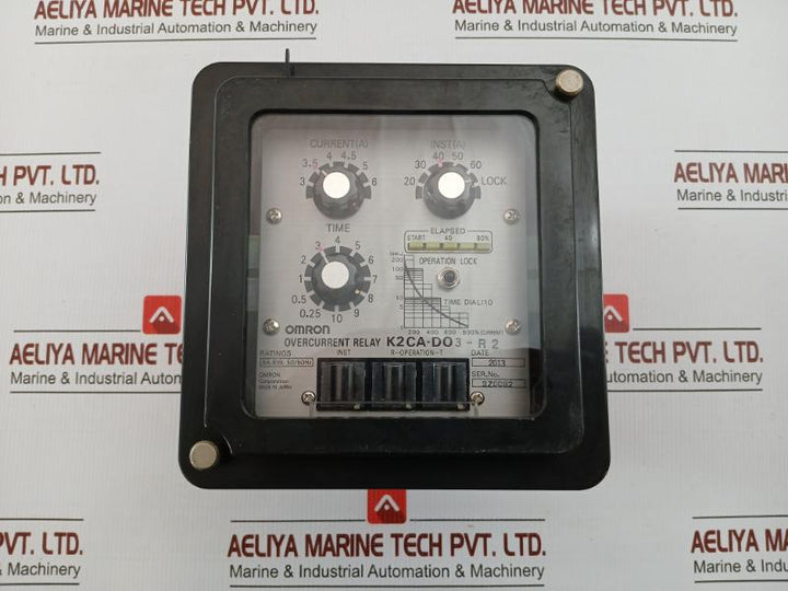 K2Ca-do3-r2 Overcurrent Relay Omron 3-6A 5A 50/60Hz