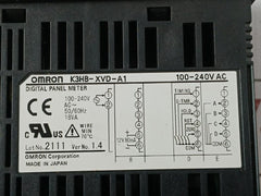 K3Hb-xvd-a1 A1 Digital Panel Indicator Omron 100-240Vac 70?C 50/60Hz
