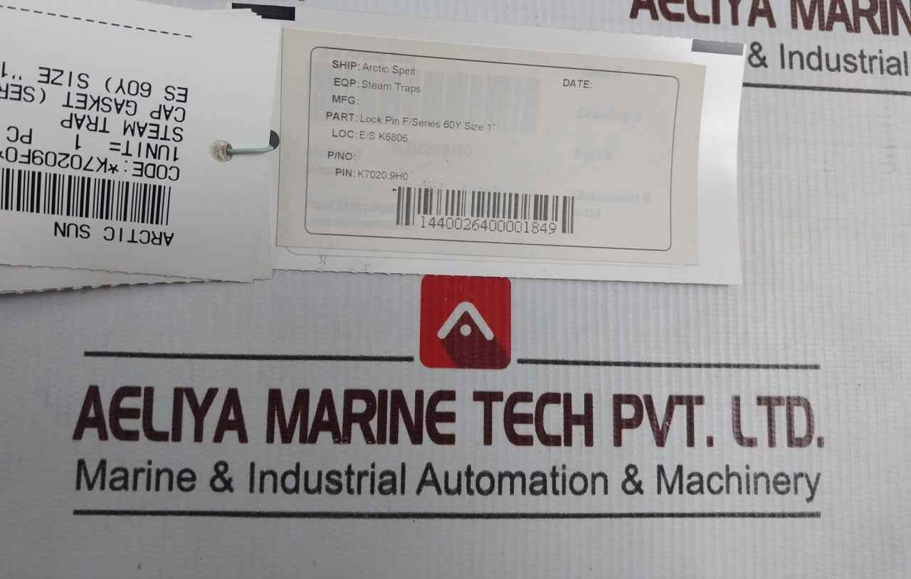 K70209h0 Lock Pin Set For Steam Trap 60y Size 1