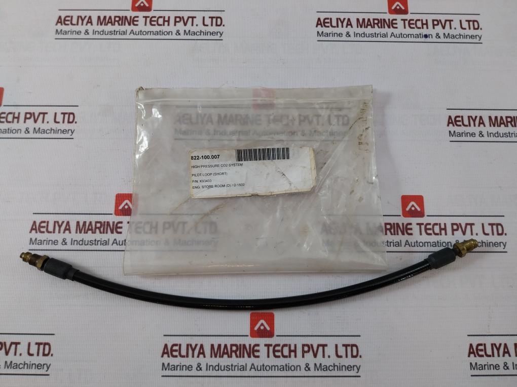 K93433 High Pressure Co2 System Pilot Loop Short Hose E84393/Eb4393