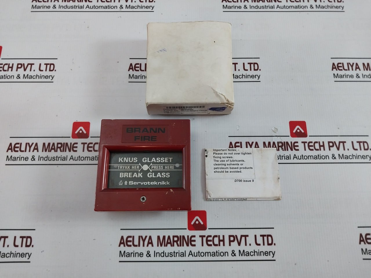 Kac Alarm Mcp250M Brann Fire Call Point Mcp2A-r039Fg-t200-06 514.001.113