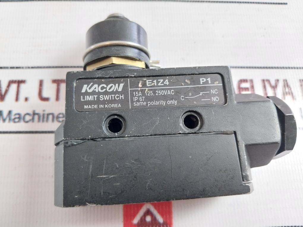 Kacon E1z4 P1 Micro Limit Switch 15a 125, 250vac