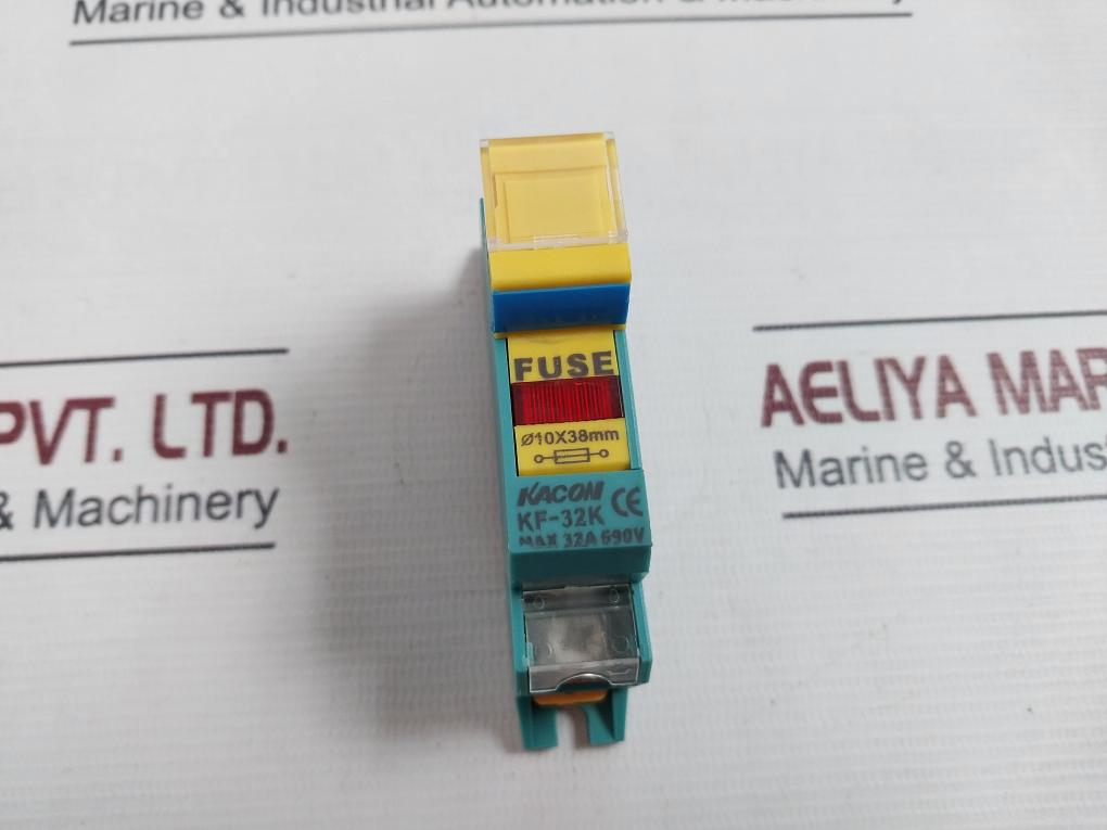 Kacon Kf-32K Din Rail Fuse Holder Max 32A 690V Diameter 10 X 38Mm
