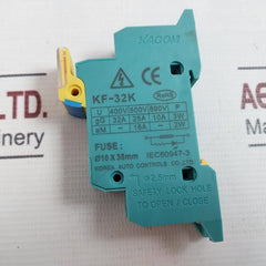 Kacon Kf-32K Din Rail Fuse Holder Max 32A 690V Diameter 10 X 38Mm
