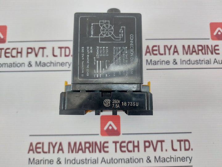 Kacon Tds-2260M Solid State Timer 0-60 Minutes 220Vac 50/60Hz 2Va 5A