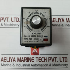 Kacon Tds-2260M Solid State Timer 0-60 Minutes 220Vac 50/60Hz 2Va 5A