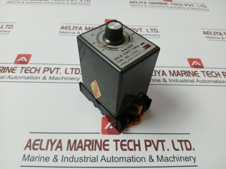Kacon Tds-2260M Solid State Timer 0-60 Minutes 220Vac 50/60Hz 2Va 5A