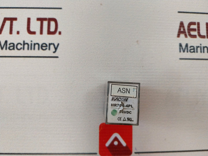 Kacon Hr705-4Pl Relay With Base 24 Vdc