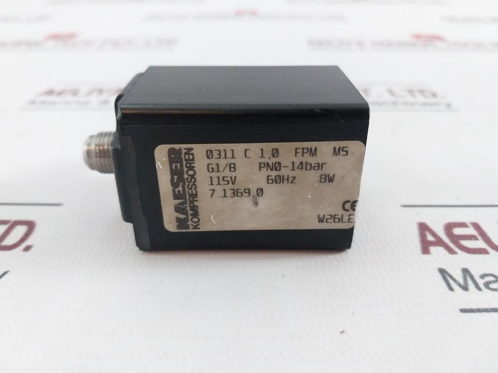 Kaeser 0311 C 1,0 Fpm M5 Solenoid Coil 115V 60Hz 8W
