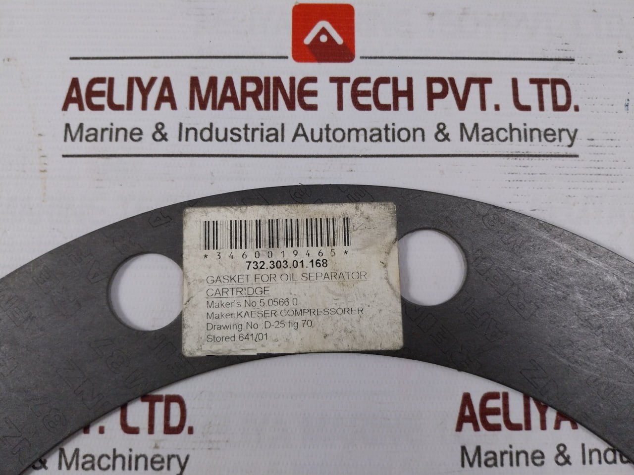 Kaeser 5.0566.0 Gasket Set For Oil Separator Cartridge Afm 37