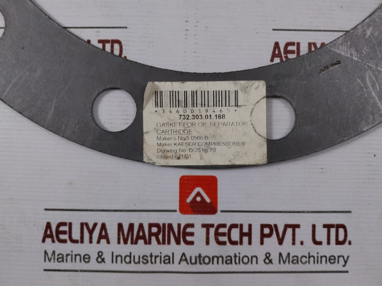Kaeser 5.0566.0 Gasket Set For Oil Separator Cartridge Afm 37