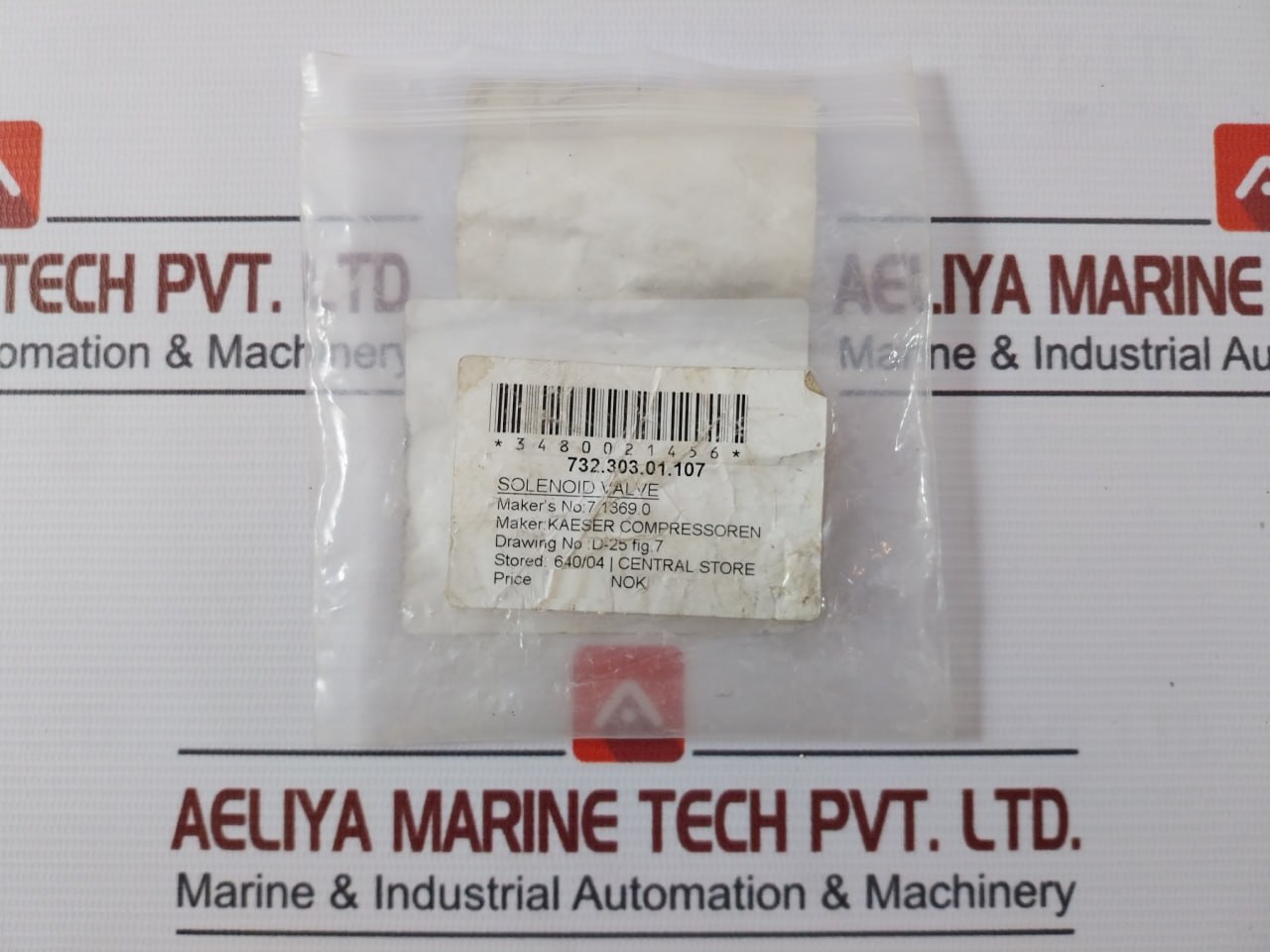 Kaeser Kompressoren 0311 C 1,0 Fkm Ms Pneumatic Solenoid Valve 115V 60 Hz 8W