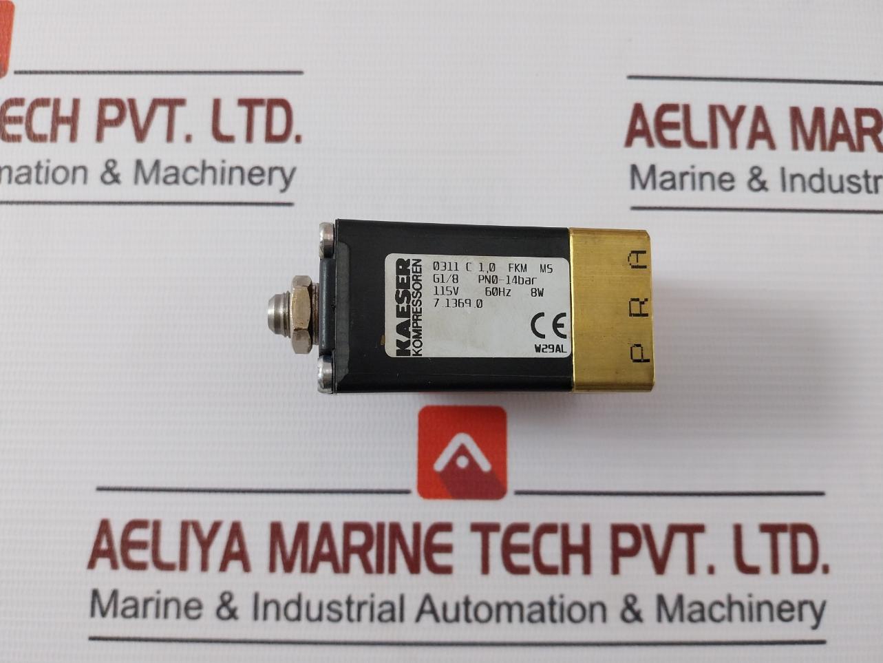 Kaeser Kompressoren 0311 C 1,0 Fkm Ms Pneumatic Solenoid Valve 115V 60 Hz 8W